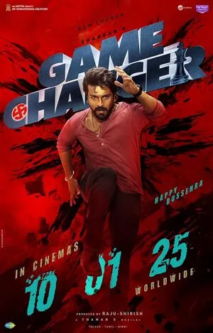 Game Changer 2025 Hindi (ORG 5.1) + Telugu HD Poster Download - filmyfly